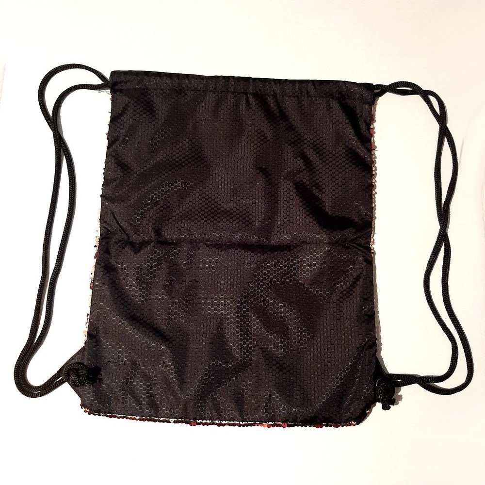 Reversible Sequin Art Drawstring Backpack 16 H By… - image 6